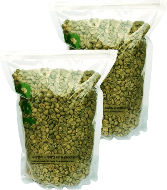 그린어쓰 과테말라 디카페인 swiss processing, 500g, 2개