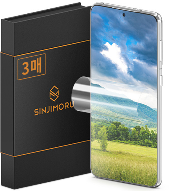신지모루 하이브리드 쉴드 자가복원 TPU EPU 코팅 액정보호필름 3p, 1세트