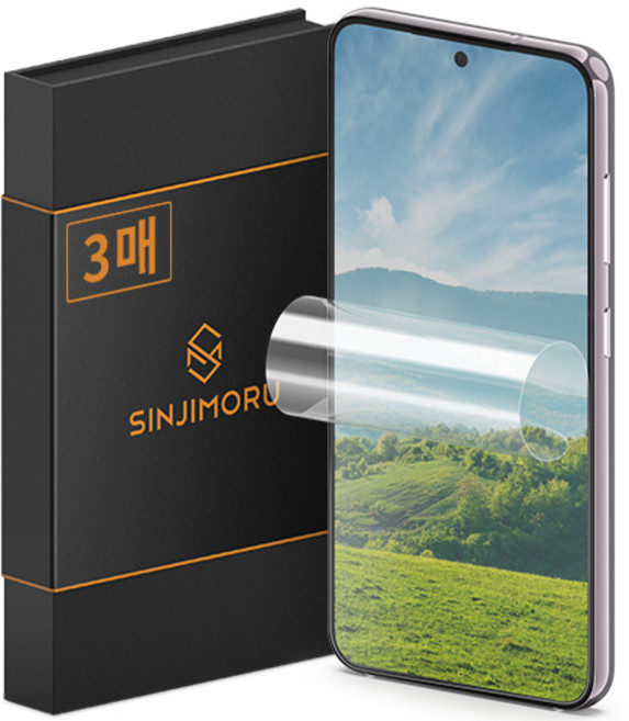 신지모루 하이브리드 쉴드 자가복원 TPU EPU 코팅 휴대폰 액정보호필름 3p, 1세트