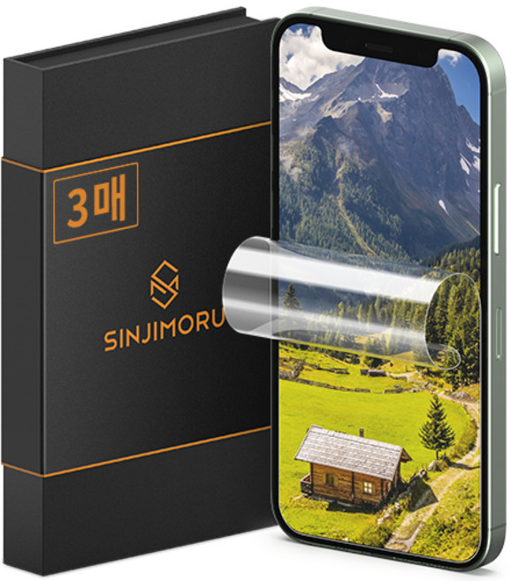 신지모루 하이브리드 쉴드 자가복원 TPU EPU 코팅 휴대폰 액정보호필름, 1개