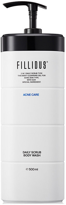 필리더스 데일리 스크럽 바디워시 블랙 머스크향, 500ml, 1개