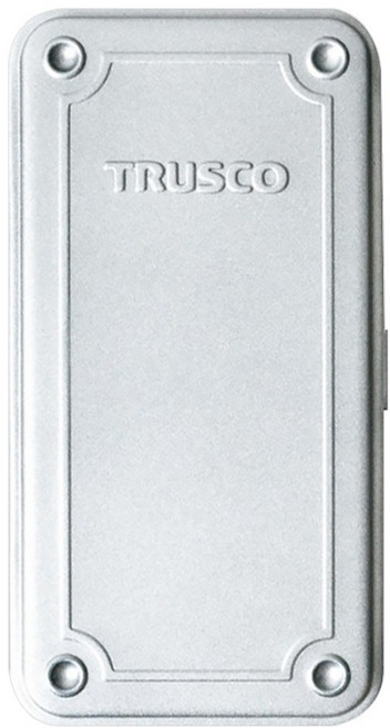 TRUSCO 上掀式收納盒 大 T-190SV, 槍銀色, 1個