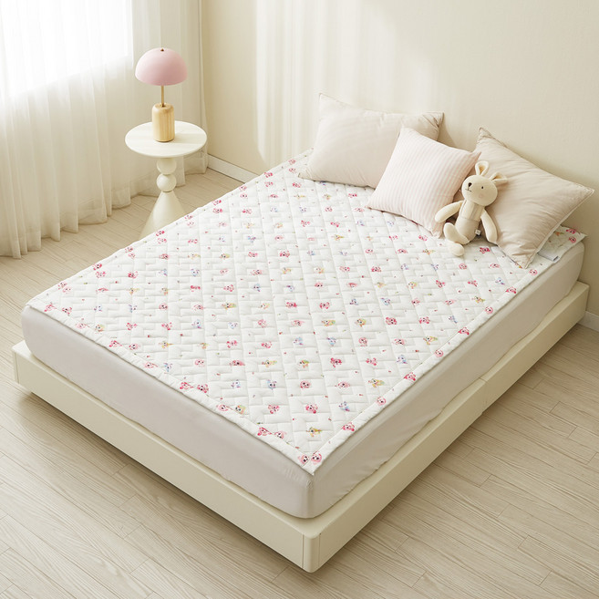 한일의료기 캐치티니핑 2in1 카본탄소매트 전기요 HI-2025D, 패드핏 시크릿 화이트, 퀸(150 x 200 cm)