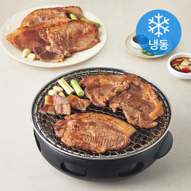 왕조실록 서서갈비 양념 돼지 왕구이용 (냉동), 600g, 4개