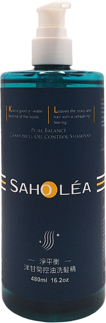 SAHOLEA 森歐黎漾 淨平衡洋甘菊控油洗髮精, 480ml, 1件
