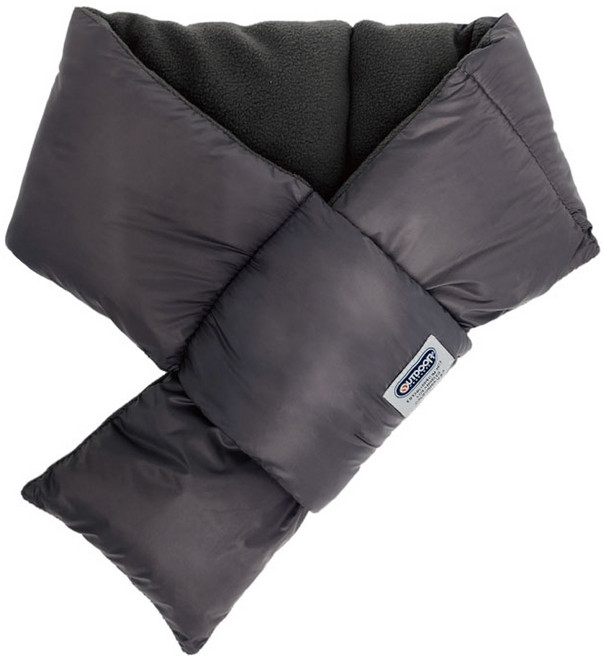 아웃도어프로덕츠 방한 패딩 머플러, 그레이, 1개