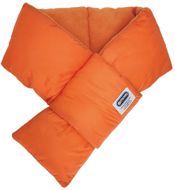 아웃도어프로덕츠 방한 패딩 머플러, 오렌지, 1개
