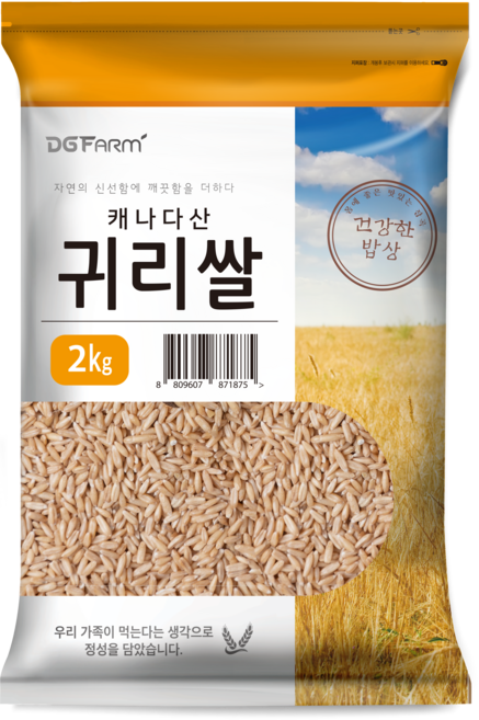 대구농산 귀리쌀, 2kg, 1개