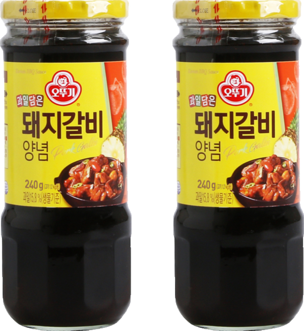 오뚜기 돼지갈비 양념, 240g, 2개
