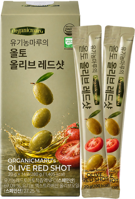 Organicmaru Olto 紅色橄欖汁 14入, 280g, 1個