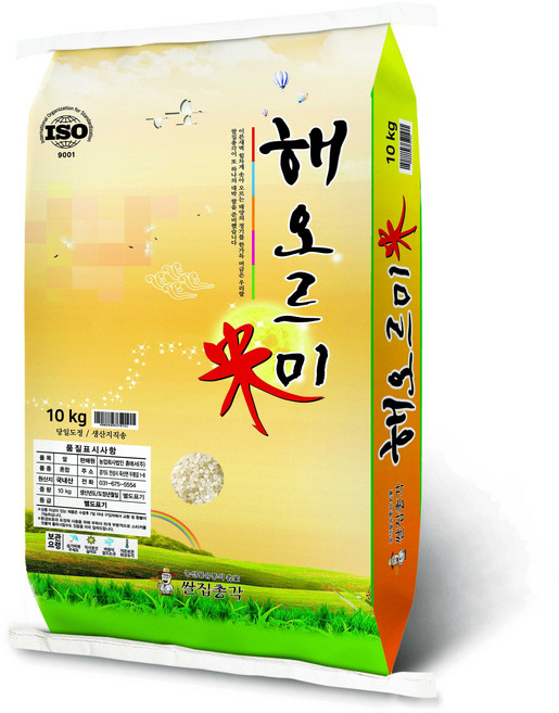 쌀집총각 해오르미 쌀, 10kg, 1개, 상등급
