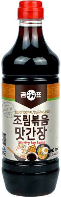 Gompyo 조림볶음 맛간장, 1개, 860ml