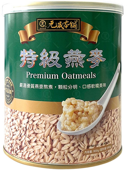 元歲本舖 特級燕麥, 900g, 1罐