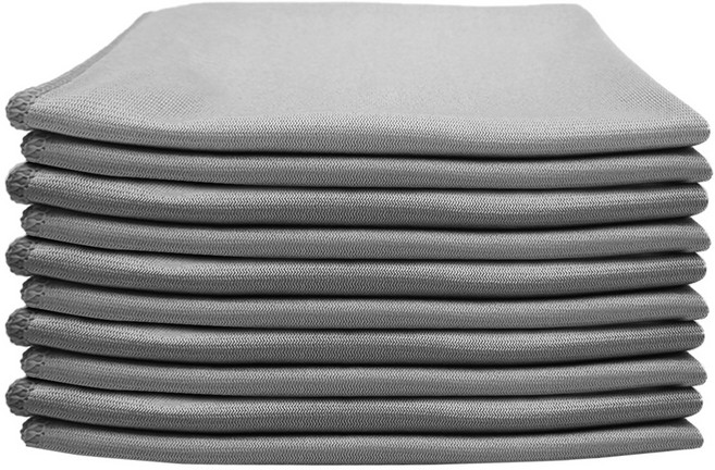 월드크린 유리 닦이 걸레 40 x 40 cm, 10개, 그레이