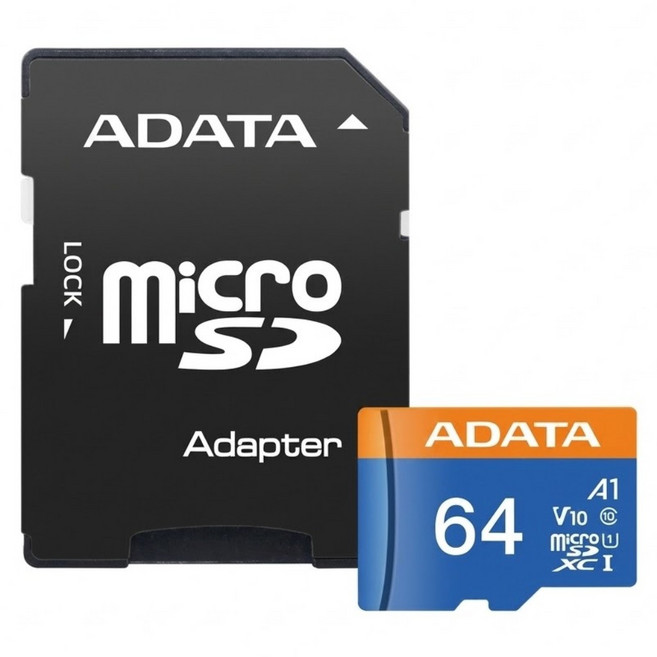 ADATA 威剛 記憶卡 AUSDX64GUICL10A1-RA1, 1個, 64GB