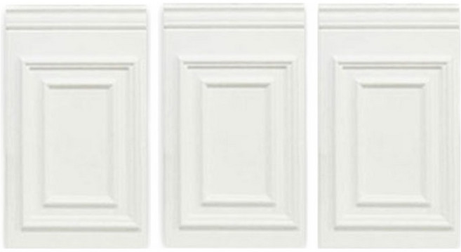 퍼니월 북유럽 웨인스코팅 폼블럭 A타입, 화이트, 3개