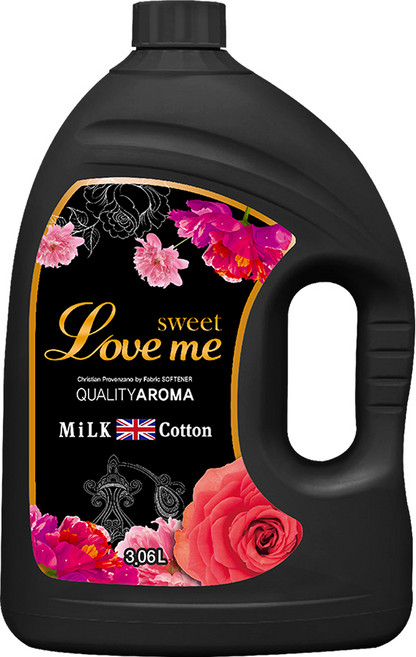 MiLKCotton 퍼퓸 섬유유연제 스윗 러브미, 3.06L, 1개