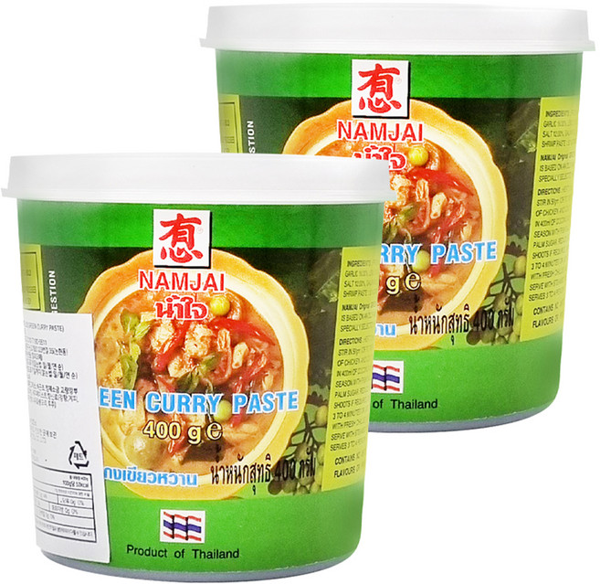 남자이 커리페이스트, 400g, 2개