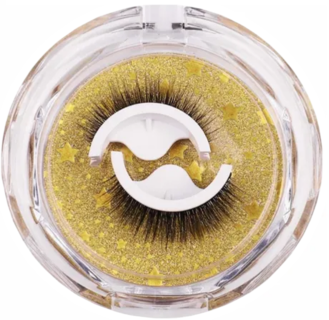 自黏式眼睫毛 2對裝, W02 仿真野生, 1盒