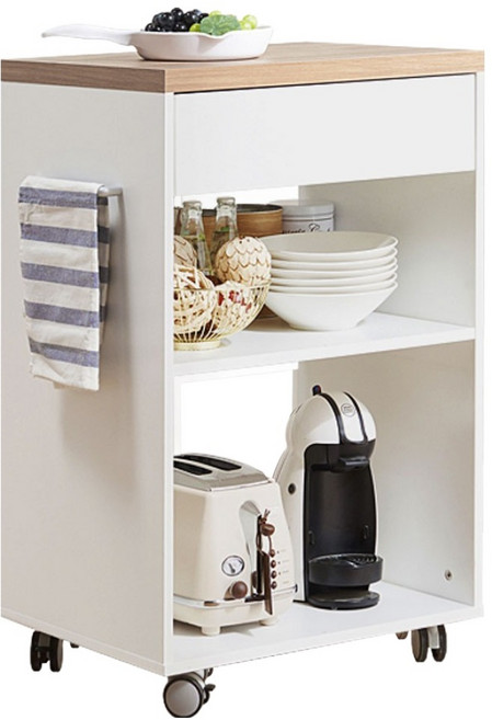 필웰 데이아 서랍형 이동 조리대, 잉글리쉬월넛