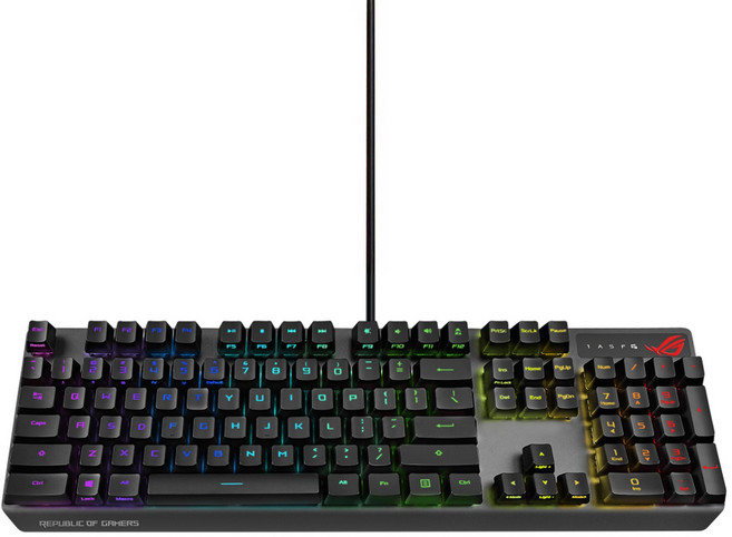 ASUS 華碩 REPUBLIC OF GAMERS Strix Scope RX 光學機械電競鍵盤, XA05, 紅軸