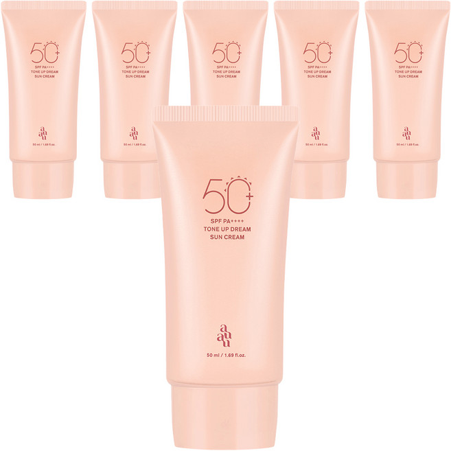 아유아유 톤업드림 선크림 SPF50+ PA++++, 50ml, 6개