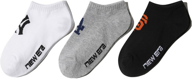 뉴에라 아동용 MLB NEYYAN 스니커즈 삭스 3켤레 15122491