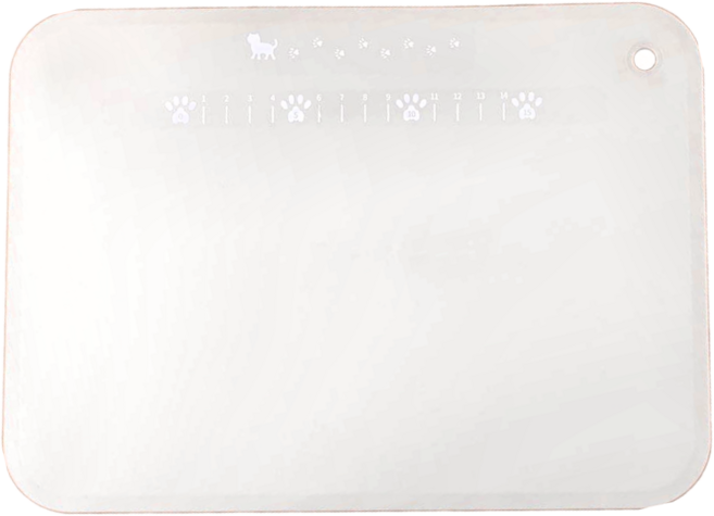 KAI 貝印 Nyammy 貓咪薄砧板 22x30x0.2cm 日本製造, 暖灰, 1個