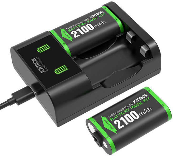 조이트론 무선 컨트롤러 충전 듀얼 2100mAh XSX XBOX 배터리 팩 키트, JTXS-201, 1개