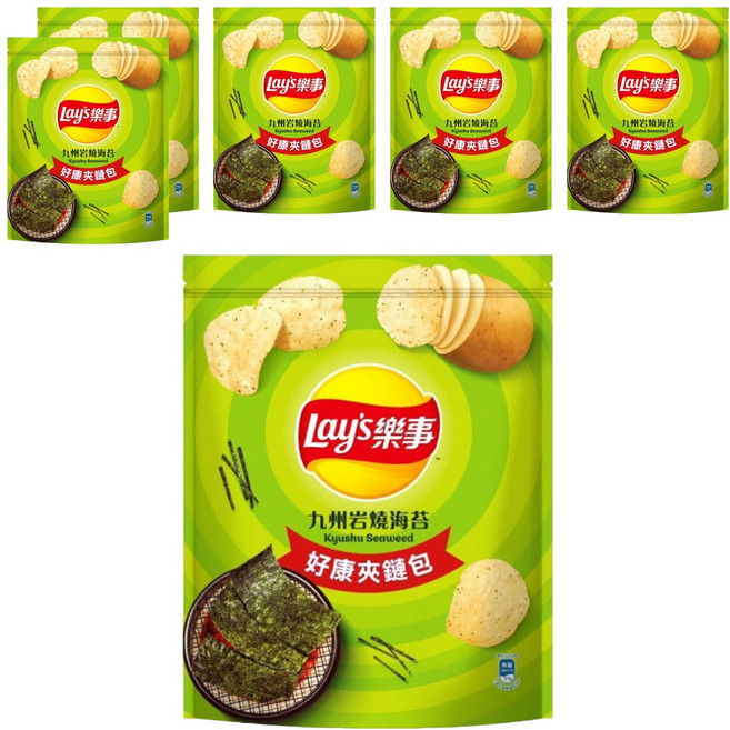 Lay's 樂事 岩燒海苔, 6包, 229.5g