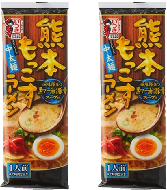 이츠키 쿠마모토 돈코츠 라멘 123g, 2개