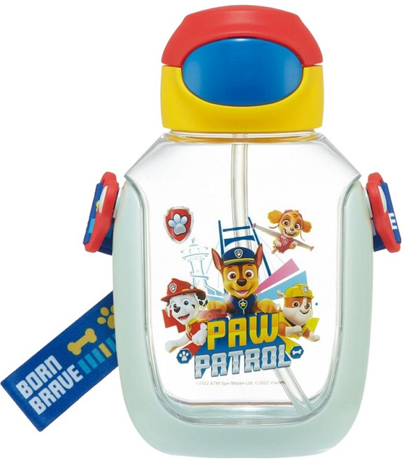 Skater 兒童吸管透明冷水壺, 汪汪隊立大功 多色, 530ml, 1個