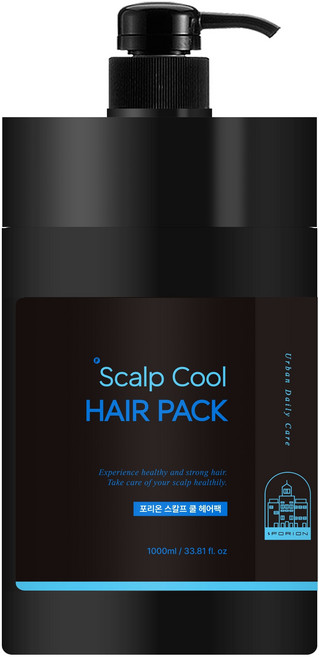 포리온 스칼프 쿨 헤어팩, 1L, 1개