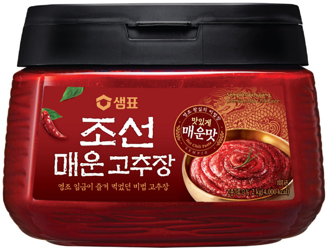샘표 조선 매운 고추장, 2kg, 1개