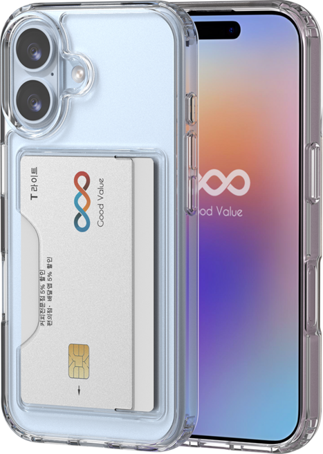 굿밸류 카드홀더 슬라이드 휴대폰 케이스