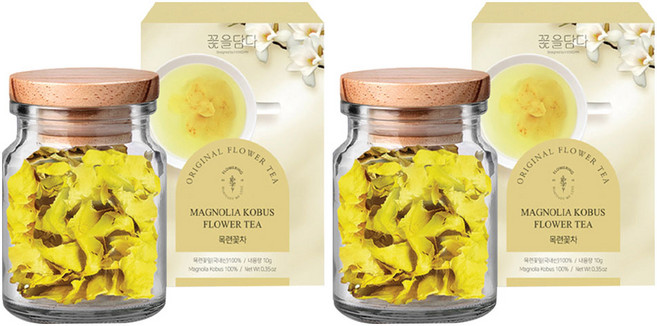 꽃을담다 오리지널 목련꽃차, 10g, 1개입, 2개