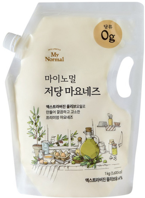 마이노멀 저당 마요네즈, 1kg, 1개
