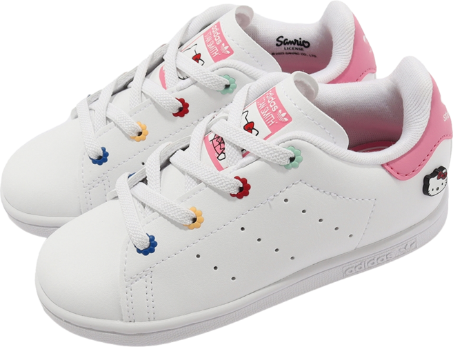 adidas 愛迪達 兒童款 STAN SMITH C X HK 運動鞋 ID7231