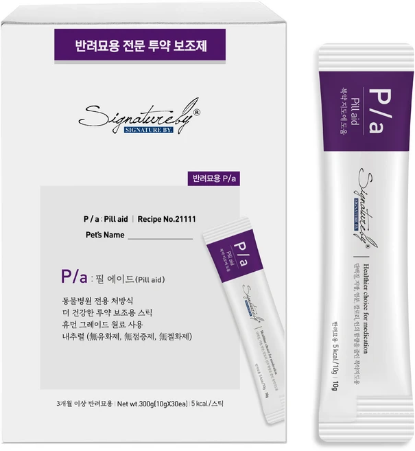 시그니처바이 반려묘용 피에이 처방식 사료 스틱, 투약보조, 300g, 1개 - 쿠팡