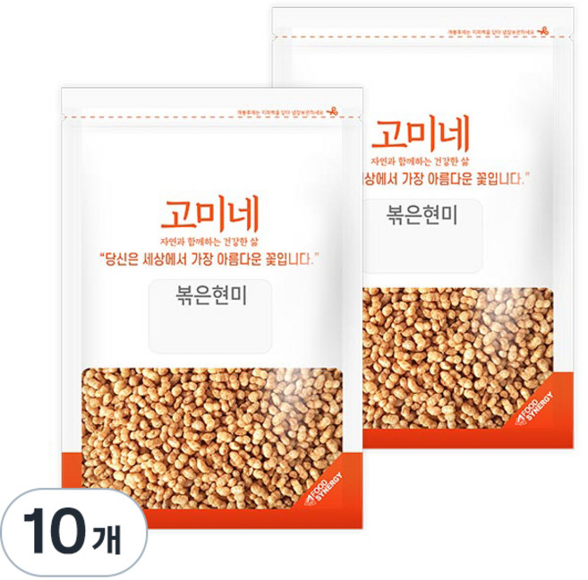 고미네 볶은 현미, 100g, 10개