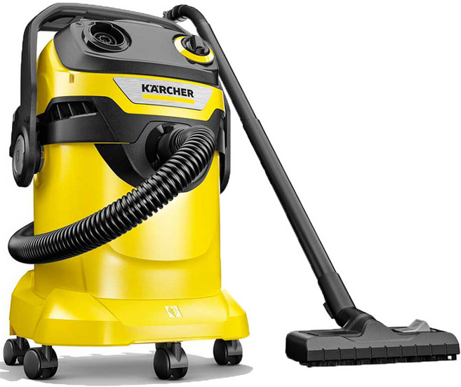 카처 건습식 업소용 청소기 25L, WD5V, 블랙 + 옐로우