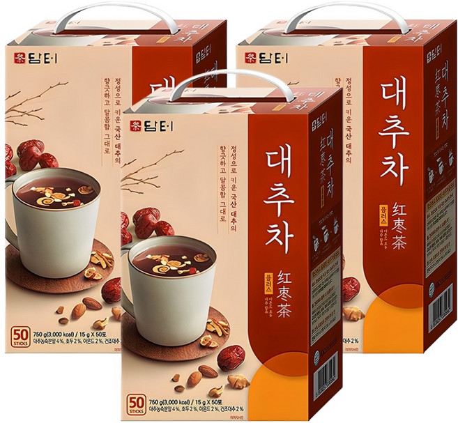 담터 대추차플러스, 15g, 50개입, 3개