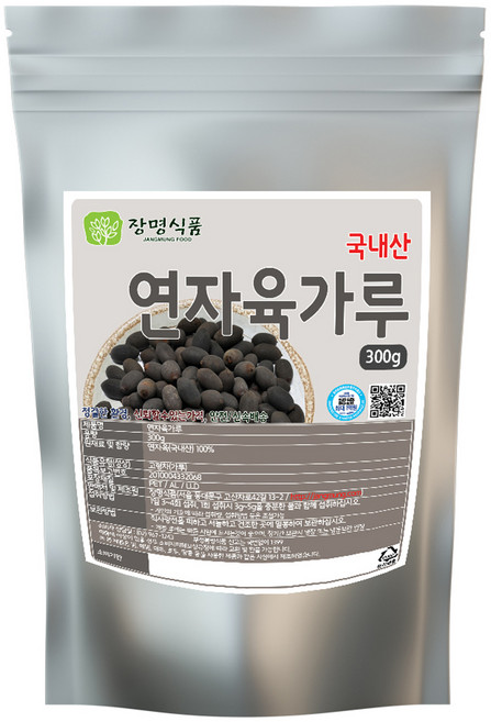 장명식품 연자육가루 국내산, 1개, 300g