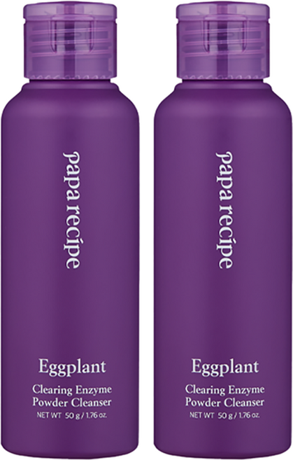 파파레서피 가지 클리어링 효소 파우더 클렌저, 50g, 2개