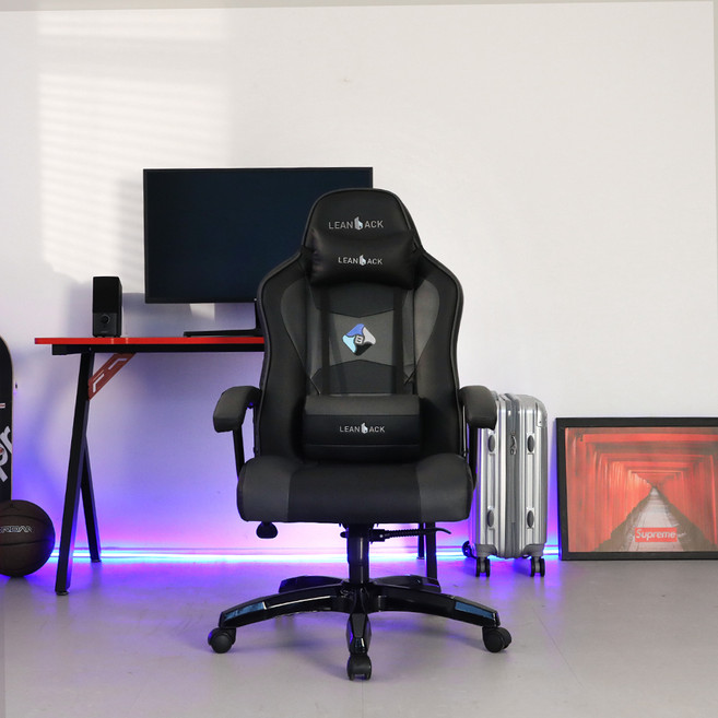 린백 베스트 게이밍 체어 LB51G, 그레이