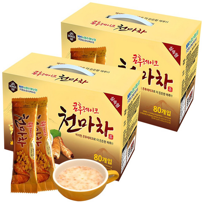 동일 콘후레이크 천마차, 20g, 80개입, 2개