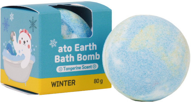 마이얼스데이 세라마이드 아토 얼스 배스밤 거품 입욕제 겨울, 80g, 1개