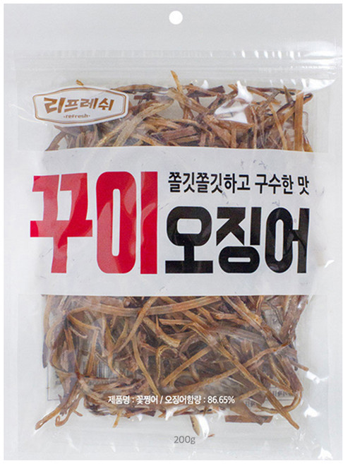 리프레쉬 꽃보다오징어 꾸이 오징어, 1개, 200g