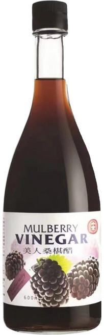 十全 美人桑椹醋 香醇濃郁口感 低熱量享受 高倍數濃縮果醋, 600ml, 1瓶