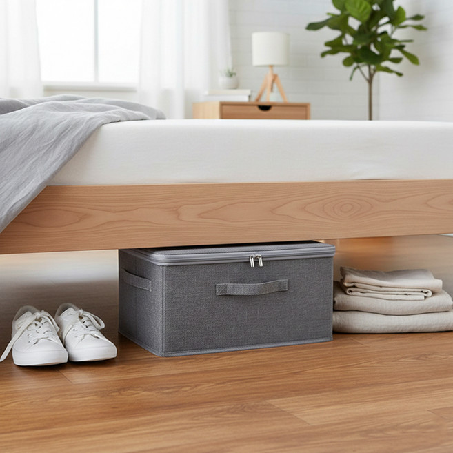 라라공방 패브릭 리빙박스, 1개